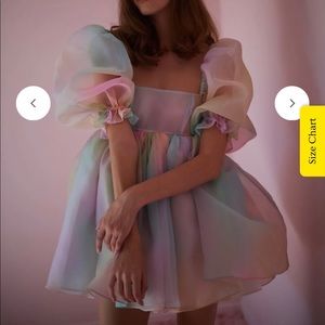 Selkie | The Rainbow puff dress